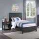 Winners Only® Fresno Charcoal Youth Twin Panel Bed-1