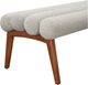 Moe's Home Collection Arlo Off White Bench-4