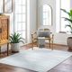 Surya Hera White 4'x6' Area Rug-5