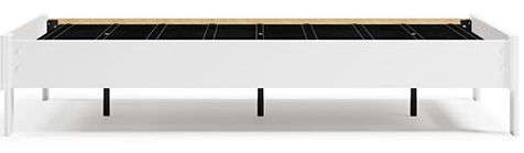Signature Design by Ashley® Flannia White Twin Platform Bed-3