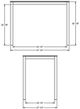 Amisco Customizable Harrison 36" Italian Porcelain Counter Table-1