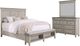 Liberty Furniture Ivy Hollow 3-Piece Dusty Taupe/Weathered Linen King Storage Bed Set-0