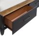 Elements International Montrose Brown/Espresso King Panel Storage Bed-4
