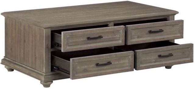 Mazin Furniture Cardano Driftwood Light Brown Cocktail Table-2