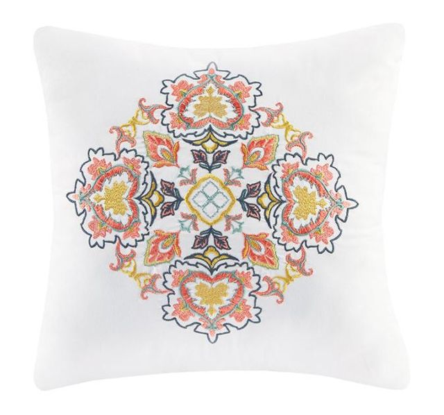 Olliix by Intelligent Design Deliah Teal Full/Queen Seersucker Boho Printed Reversible Coverlet Set-2