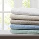 Olliix by Madison Park Quebec Khaki Oversized Quilted Throw-3