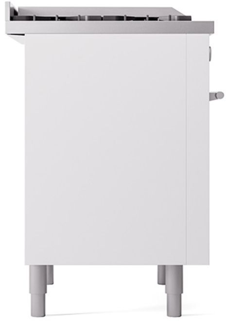 Ilve® Professional Plus II 36" White Pro Style Dual Fuel Range-3