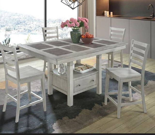 Urban Styles Furniture Arlington Smoke Gray Counter Height Dining Table-1