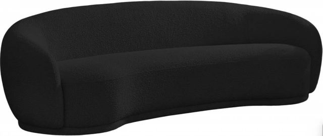 Meridian Furniture Hyde Black Boucle Fabric Sofa-0