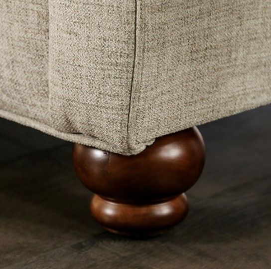 Furniture of America® Amaya Cream Loveseat-3