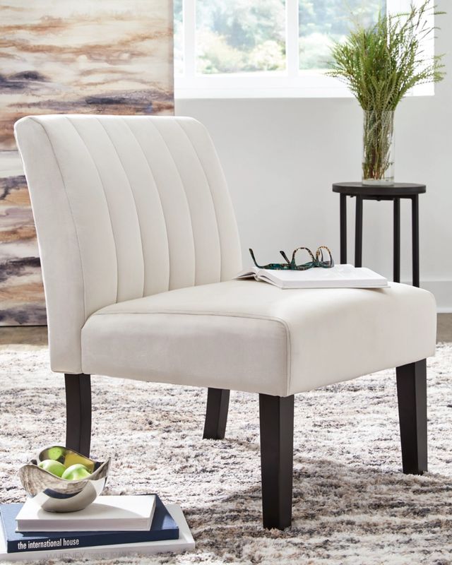 Signature Design by Ashley® Hugheigh Light Beige Accent Chair-3