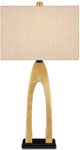 Currey & Company Archway Contemporary Gold Leaf/Black Table Lamp-2
