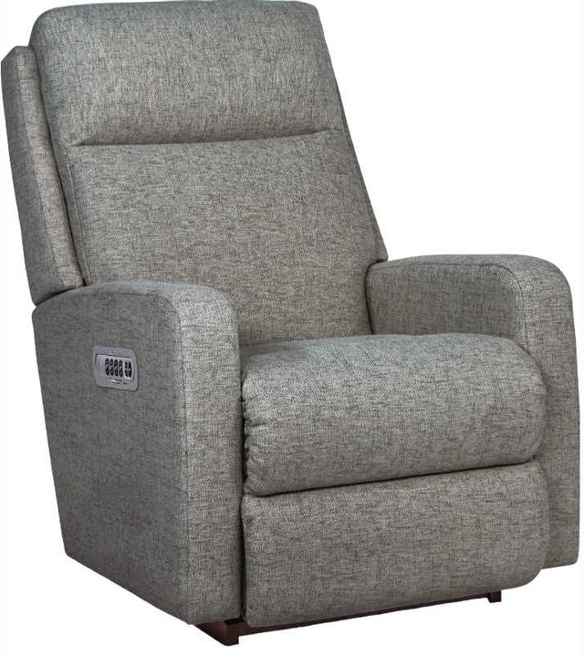 La-Z-Boy® Finley Smoke Power Rocking Recliner with Headrest and Lumbar-0