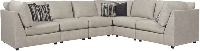 Signature Design by Ashley® Kellway 6-Piece Bisque L-Shape Sectional Sofa-0