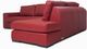 Jaymar Barcelona Urban Chic 2 Piece Illusion Red Gr. 30 Sectional-1