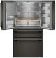 KitchenAid® 36" 28.74 Cu. Ft. Black Ore French Door Refrigerator with Exterior Water and Ice and FreshChill™ Full-Width Refrigerated Drawer-1