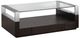 Magnussen Home® Revere Glass Top Cocktail Table with Graphite Base-0