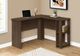 Monarch Specialties Inc. Walnut L-Shaped Desk-3