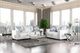 Furniture of America® Ilse Off-White Sofa and Loveseat-0