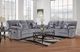 Affordable Furniture 1400 Kynance Gray Manual Reclining Loveseat-1