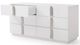 VIG Furniture Modrest Token Stainless Steel/White Dresser-2