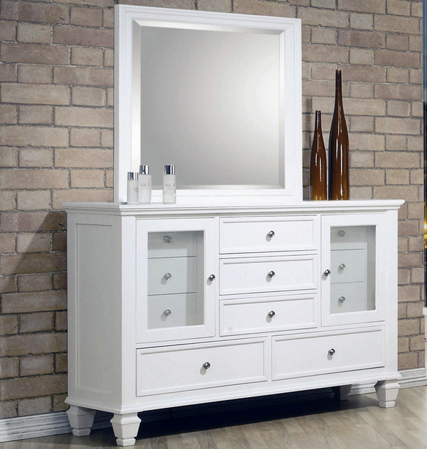 Coaster® Sandy Beach White Dresser-1