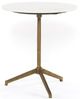 Magnolia Home by Joanna Gaines Selena Gold/White End Table-0