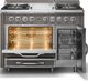 Viking® Tuscany 48" Damascus Gray Dual Fuel Pro Style Dual Fuel Range-1
