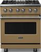 Viking® 5 Series 30" Golden Hour Pro Style Dual Fuel (NG) Range with Polished Chrome Trim-0