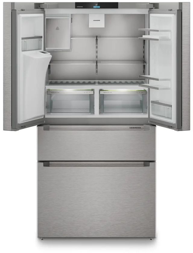 Liebherr Plus Series 36" 20.7 Cu. Ft. Stainless Steel Counter Depth French Door Refrigerator -1