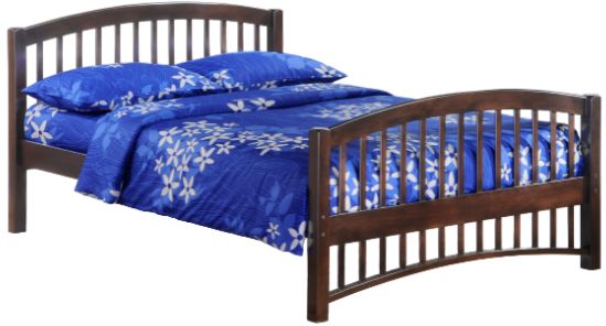 Night & Day Furniture™ Zest Bedroom Molasses Dark Chocolate Full Panel Bed-0