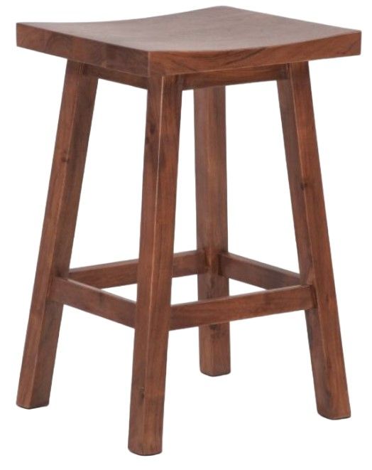 Home Trends & Design Savannah Cinnamon Brown Counter Stool-0