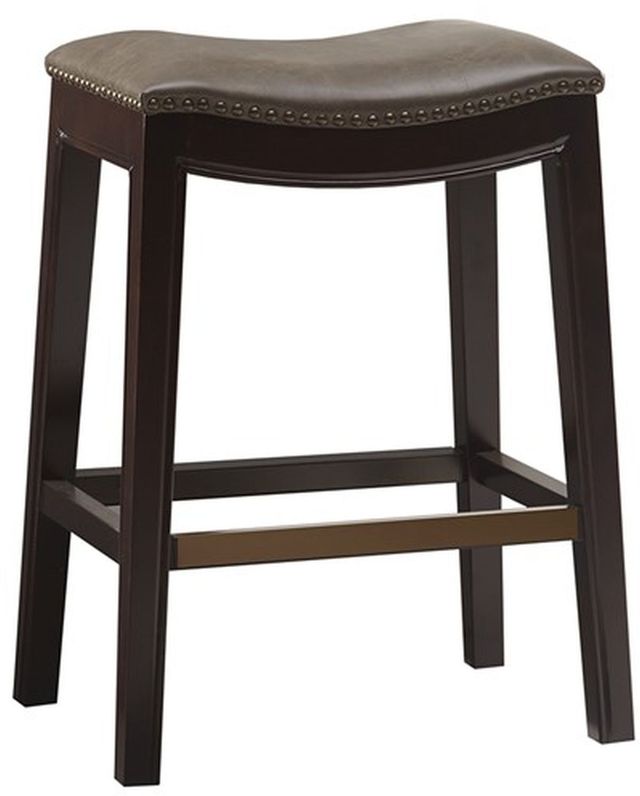 Olliix by Madison Park Mushroom Belfast Saddle Counter Stool-0