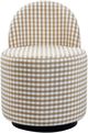 Forty West Sissy Beige/White Upholstered Dining Chair-1