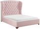 Homelegance® Cameo Pink Full Panel Bed-0