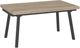 Amisco Customizable Lewis 90" Rectangular Extendable Table with 1" Birch Veneer Top and 2 Leaves-0