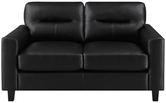Coaster® Scotland Black Upholstered Loveseat-1