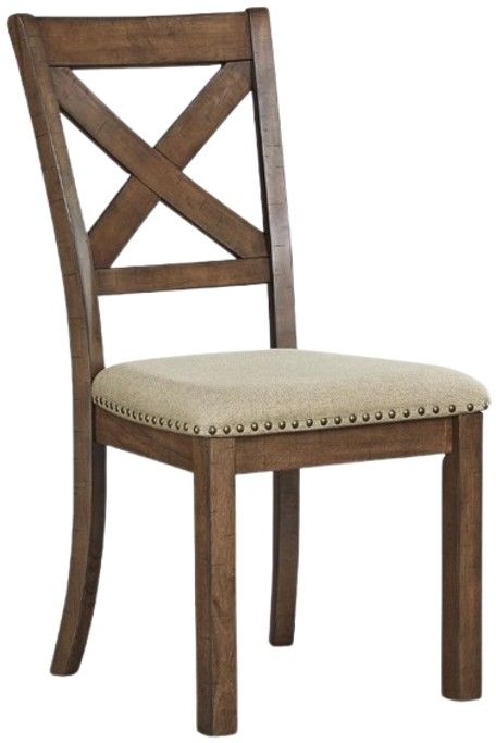 Signature Design by Ashley® Moriville Beige/Brown Dining Side Chair-0