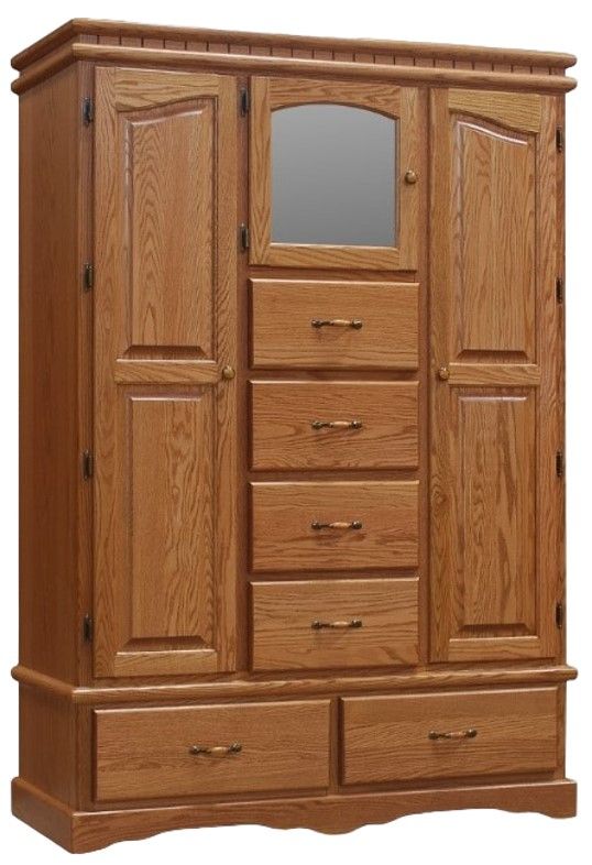 Wolfcraft Furniture Vintage Brown Chifforobe-0