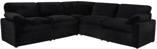 Coaster® Collins 5-Piece Black Modular Power Reclining Sectional-0