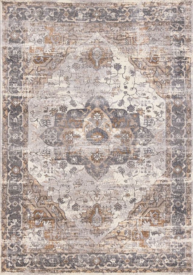Kalora Interiors Emory Brown/Grey 5'x8' Area Rug-0