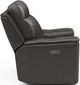 Flexsteel® Miller Black Power Recliner with Power Headrest-2
