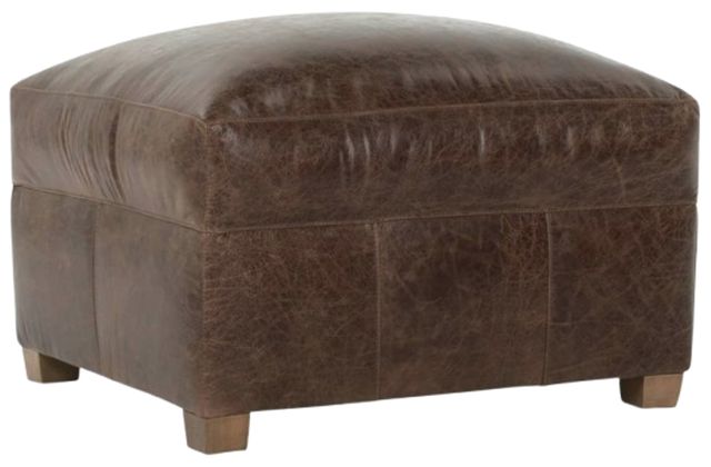 Rowe® Customizable Lilah Leather Ottoman-0