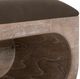 International Furniture Direct Balam Deep Brown/Stained White Bench-5