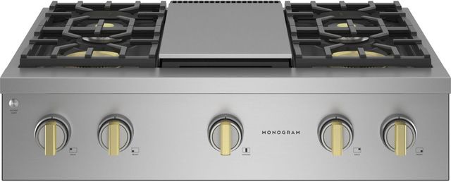 Monogram® Statement Collection 36" Stainless Steel Natural Gas Rangetop