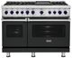Viking® 7 Series 48'' Antique Bronze Pro Style Dual Fuel Range with Griddle-0