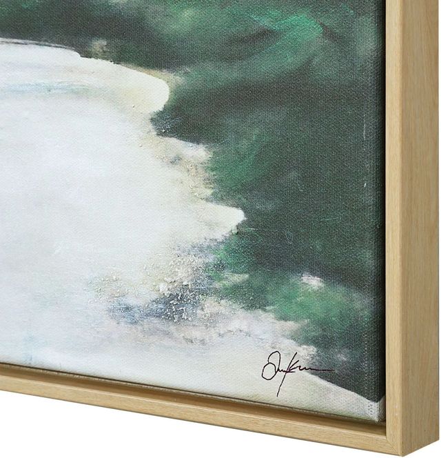 Renwil® Everren Molto Hand-Painted Landscape Painting in Bleached Wood Frame-4