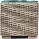Enclover Jasmine Clear/Seagrass End Table-1
