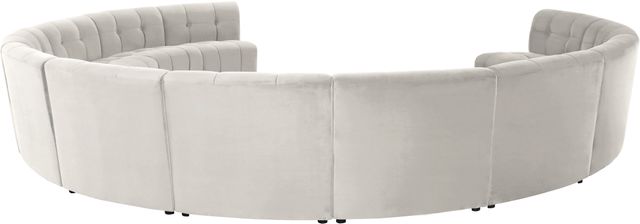 Meridian Furniture Limitless 12-Piece Cream Velvet Modular Sectional-2