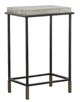Century® Compositions Glass Top Small Drinks Table with Bronze Base-0